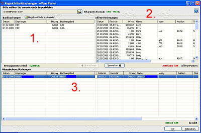 Modul Banking Zahlungsabgleich